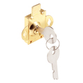 Prime-Line Steel, Brass Plated Deadbolt Lock Single Pack S 4086